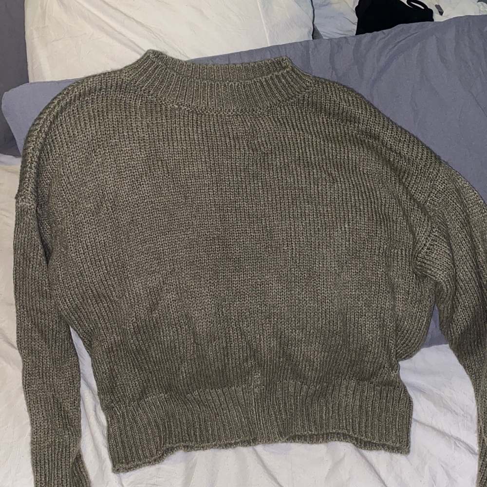 Olive green sweater worn once